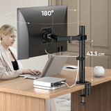 EAN 4603726156950 - ONKRON D121E-B soporte para monitor 86,4 cm (34") Escritorio Negro imagen 3