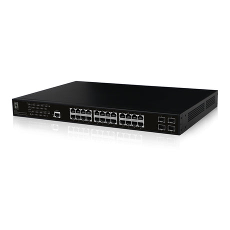 EAN 4015867227848 - LevelOne GEP-2861 switch Gestionado L2 Gigabit Ethernet (10/100/1000) Energía sobre Ethernet (PoE) 1U Neg imagen 2