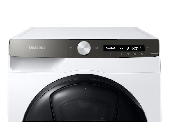 EAN 8806090607141 - Samsung WD80T554ABT lavadora-secadora Independiente Carga frontal Blanco imagen 9