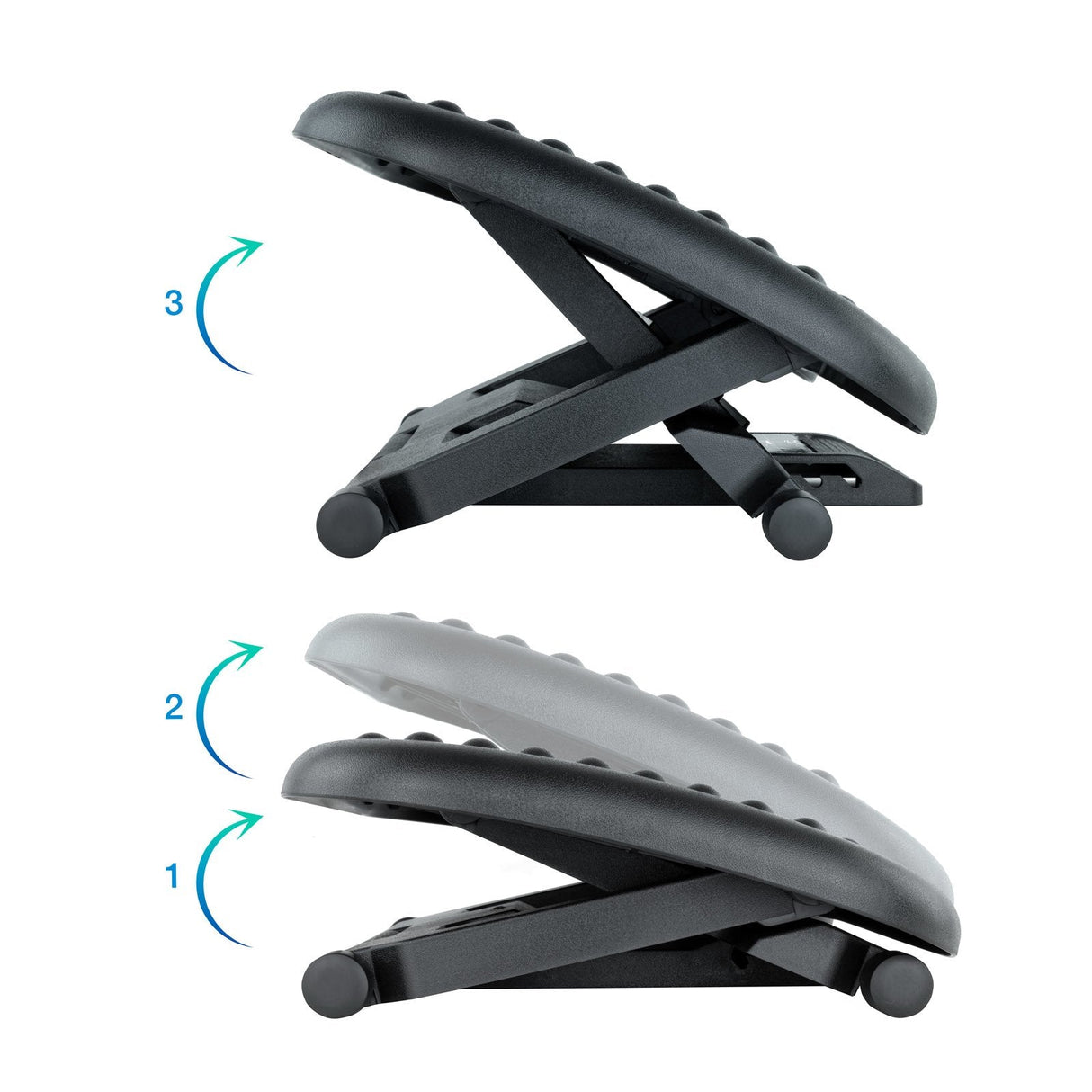 Tooq Reposapies Ajustable Confort - Negro