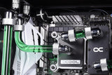 Enlace Alphacool Eiszapfen 16mm Hardtube Anschraubtülle 90° Drehbar, 17394