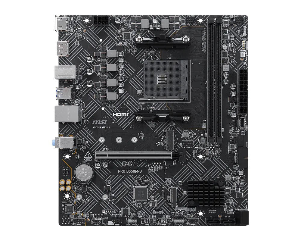 EAN 4711377428927 - MSI PRO B550M-B placa base AMD B550 Zócalo AM4 micro ATX imagen 2