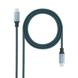 EAN 8433281012516 - Nanocable 10.01.4101-L150-COMB cable USB USB 3.2 Gen 2 (3.1 Gen 2) 1,5 m USB C Negro, Gris imagen 1