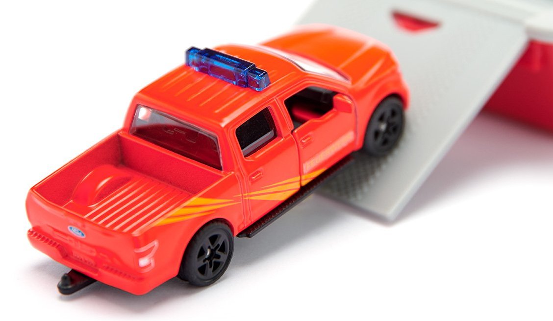 Barco De Trabajo De Bomberos Siku Super, Vehículo De Juguete