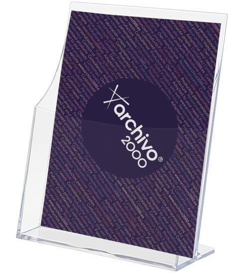 Archivo 2000 Portafolletos Sobremesa Archivo 2000 "Premium" Espesor 3 Mm 1/3 Din A4 Vertical 85x115x145 Mm