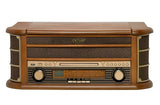Denver Minicadena Mcr-50 Tocadiscos Cd Radio Am Fm Casette  Retro