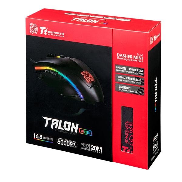 EAN 4711246872660 - Thermaltake MO-TER-WDOTBK-01 ratón Juego USB tipo A 5000 DPI imagen 8