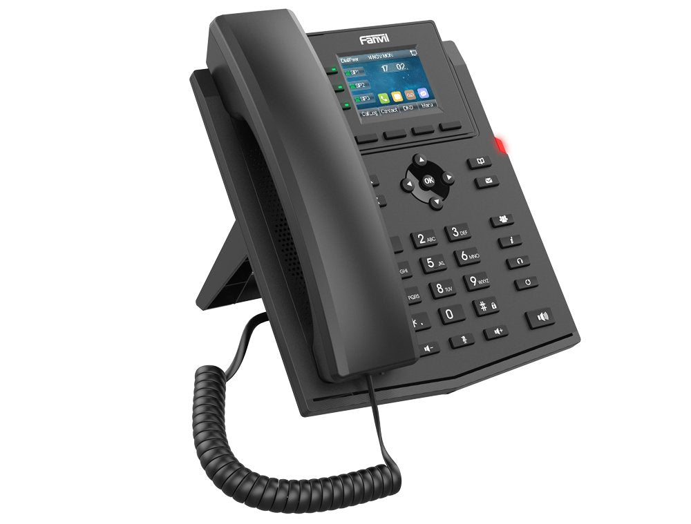 Fanvil X303w Teléfono Ip Negro 4 Líneas Lcd Wifi