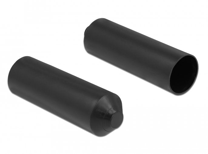 Endkappen Mit Innenkleber 80 X 25 Mm 2 Stück Schwarz