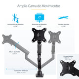EAN 0065030888356 - StarTech.com ARMSLIM2USB3 soporte para monitor 86,4 cm (34") Escritorio Negro imagen 11