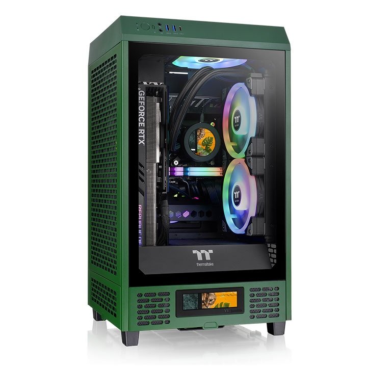 Caja Pc Thermaltake The Tower 200  Ca-1x9-00scwn-00
