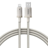 Titanium Alloy Fast Charging Cable Usb To Ip 2.4a 1m Galaxy Titanium Gold