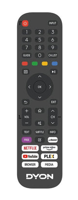 Televisión Dyon Smart 40 Vx-2, Led 40", Negro, Fullhd, Wifi, Smart Tv D800227