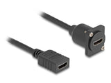 Cable Tipo D Delock Toma Hdmi > Toma Hdmi Negro, 20 Cm