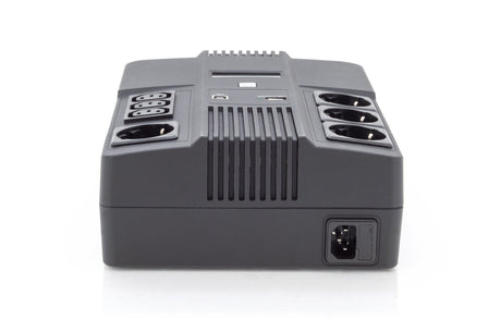 EAN 4016032456582 - Digitus DN-170111 sistema de alimentación ininterrumpida (UPS) Línea interactiva 0,8 kVA 7 salidas AC imagen 4