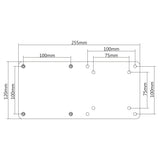 Placa De Montaje Compatible Con Inline Vesa 75/100 Para Intel Nuc