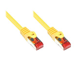 Goodconnections Cable De Red Con Protector De Pestaña, Cat. 6, S Ftp, Pimf, Pvc, 250mhz, Amarillo, 50m,