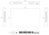 EAN 5715063507773 - Ernitec ELECTRA-M224-1GB-370W switch imagen 2