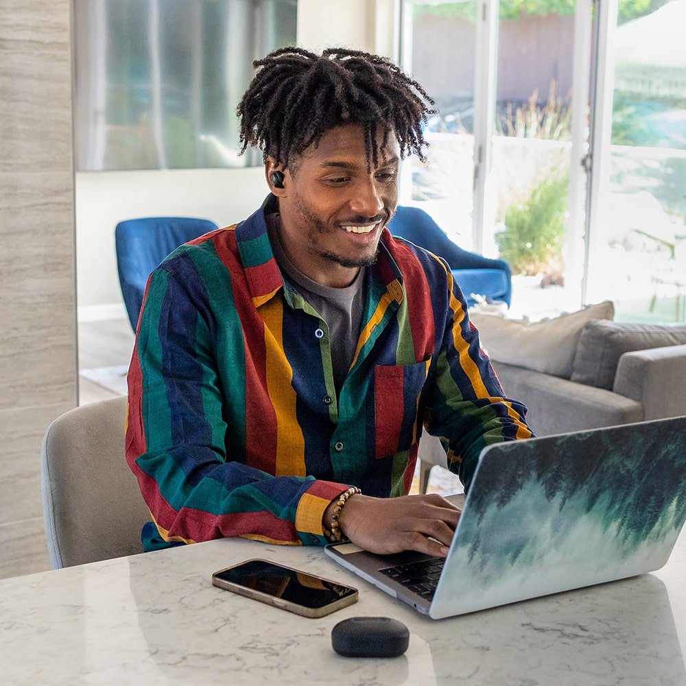 Auriculares Jlab Jbuds Air Pro  True Wireless Stereo (Tws) Bluetooth Negro  Inalámbricos