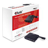 Club3d Usb Tipo-C A Vga + Usb 3.0 + Usb Tipe-C Cargar Mini Dock