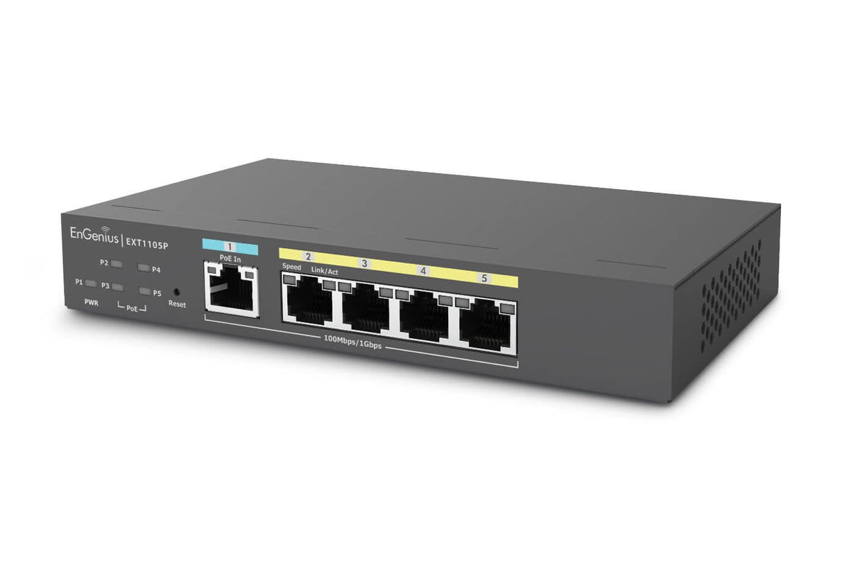 Managedsmart Switch Extender5-Port Gbe -Af/At/Btdepends On Pd Port