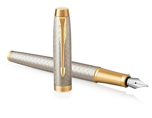 Parker Im Pluma Estilográfica Oro, Plata Sistema De Carga Por Cartucho 1 Pieza(S)
