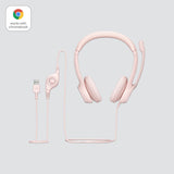 Logitech H390 Auriculares Alámbrico Diadema Usb Tipo A Rosa
