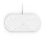 Base De Carga Inalámbrica Doble Belkin Wiz002vfwh  10w Boost Charge Color Blanco