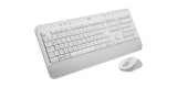 Logitech Signature Mk650 Combo For Business Juego De Teclado Y Ratón Inalámbrico Bluetooth Le Qwerty Húngaro Blanco Hueso
