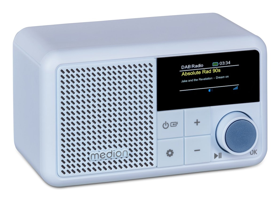 Medion Life® S66822 Tragbares Dab+ Radio Blau