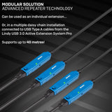 EAN 4002888433815 - Lindy 43381 cable USB USB 3.2 Gen 1 (3.1 Gen 1) 8 m USB C USB A Negro, Azul imagen 6