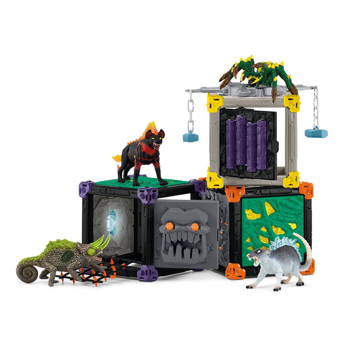 Schleich Eldrador Creatures Battlecave Arena: Lava Vs. Shadow, Figura De Juguete 42673