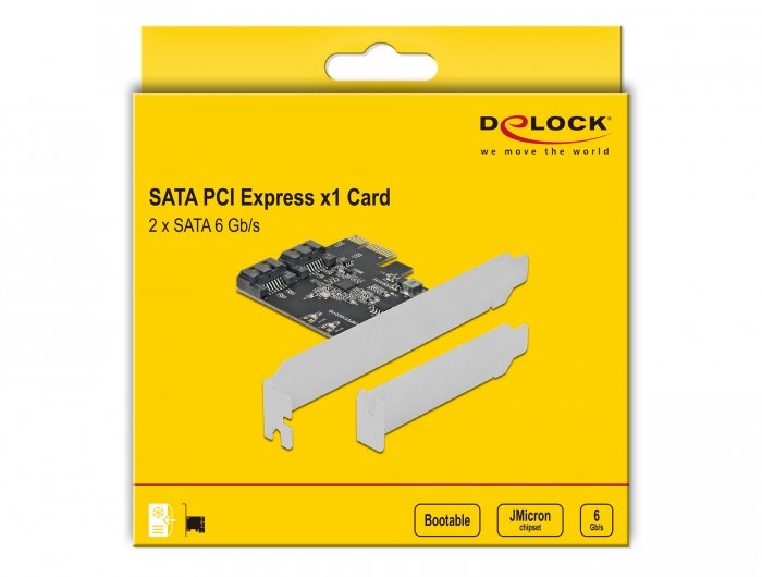 Delock Tarjeta Sata Pci Express 2 Puerto