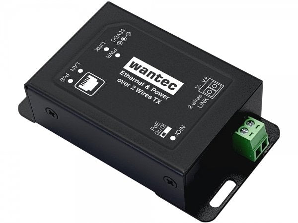 Wantec 2wip E Adaptador Poe Terminal De Tornillo Cliente Receptor 1