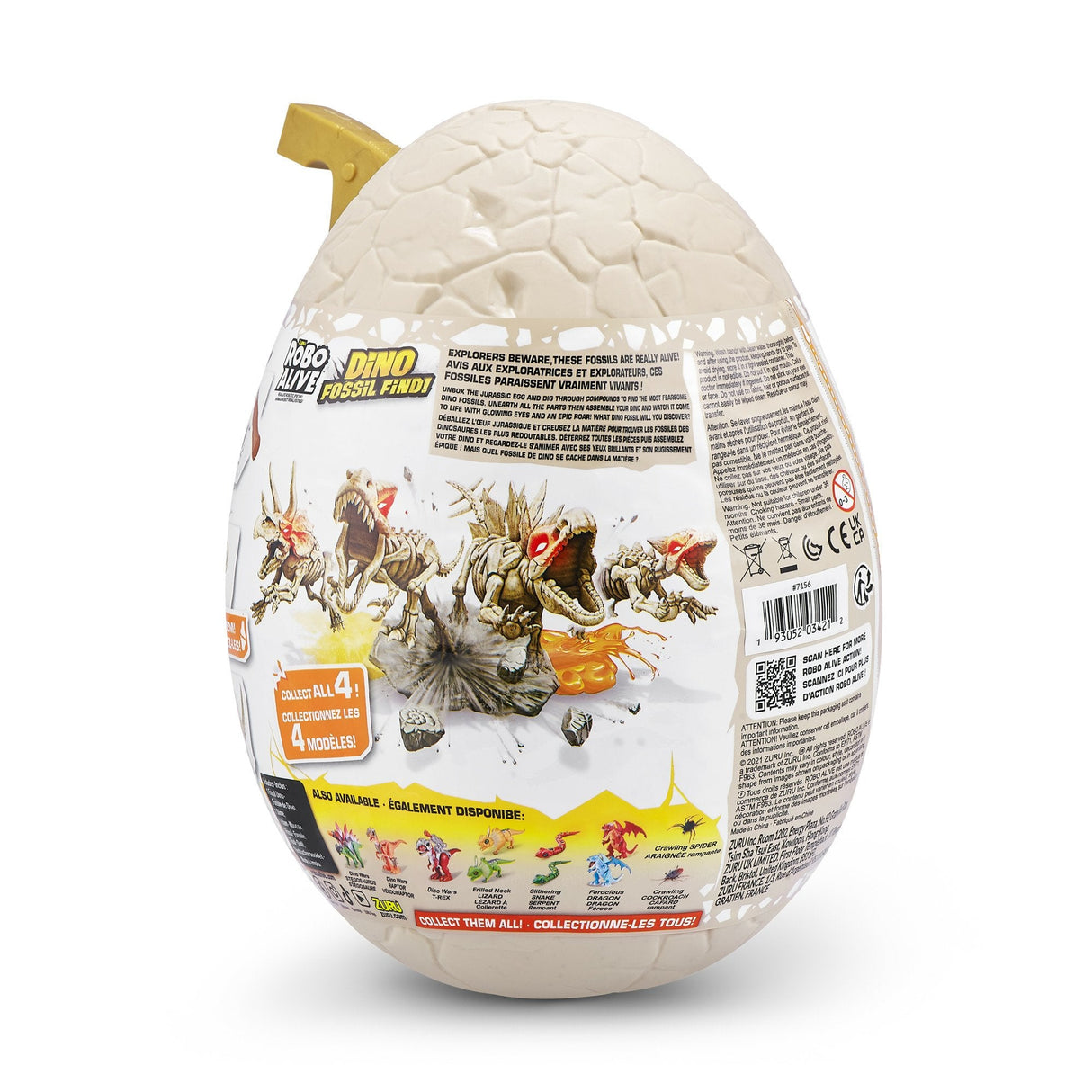 Figura Zuru Robo Alive Dino Fossil Encuentra Sorpresa 7156