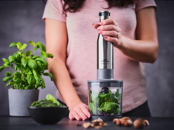 Eta Eta421590000 Batidora De Mano Spesso Ii Con Accesorios, 1200 W, Gris