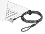 Navilock Notebook Sicherungscable Mit 3 Verriegelungskpfen Fr Kensington, Noble Wedge Und Nano Slot