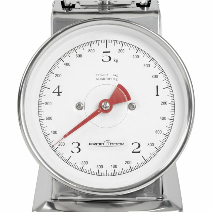 Proficook Pc-Kw 1247 Acero Inoxidable Encimera Báscula De Cocina Mecánica