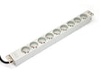 EAN 5907772590478 - Digitus A-19-STRIP-3-IMP unidad de distribución de energía (PDU) 9 salidas AC 1U Blanco imagen 1
