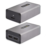 Startech.Com 2-Port Usb 3.0 Extender Over Om3 Multimode Fiber, Lc/Lc, 2x 5gbps Usb-A Hub, 350m (1150ft) Range, Durable U