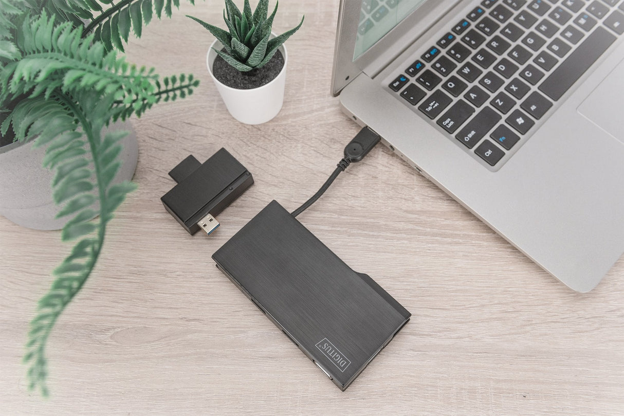 Digitus Universal Docking Station 7-Port/Video/Usb3.0/Rj45