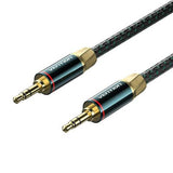Cable Audio Vention Baygl Jack 3.5 Macho Jack 3.5 Macho 10m Verde Y Negro
