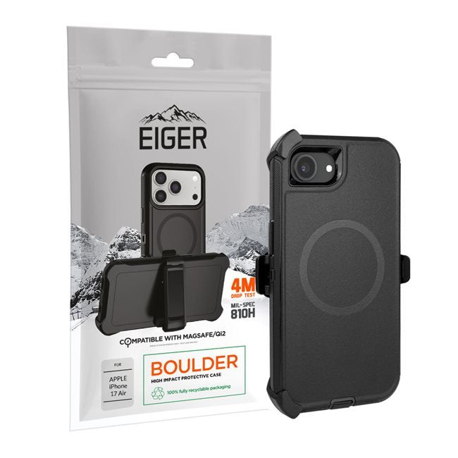 Funda Ultra Reforzada Magsafe *Drop Test 4m* Con Clip Ceinture Securisé Para Apple Iphone 16e - Eiger®
