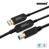 EAN 5704174889984 - Microconnect MC-USB3.0AB25OP cable USB USB 3.2 Gen 2 (3.1 Gen 2) 25 m USB A USB B Negro imagen 1
