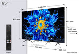 EAN 5901292530198 - TCL P8L 65P8L Televisor 165,1 cm (65") 4K Ultra HD Smart TV Wifi Negro 450 cd / m² imagen 4