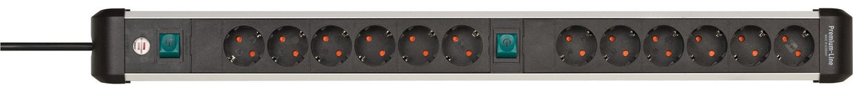 EAN 4007123677429 - Brennenstuhl 1391030200 base múltiple 3 m 12 salidas AC Interior Negro, Plata imagen 1