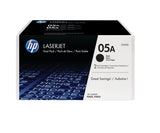 EAN 0886111645091 - HP 05A 2-pack Black Original LaserJet Toner Cartridges cartucho de tóner 2 pieza(s) imagen 1