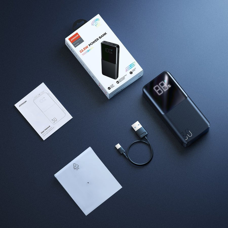 Joyroom Jr-Qp193 22.5w Power Bank 30000mah Black