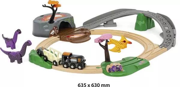 Set De Aventura De Dinosaurios De Brio World World, Ferrocarril 63609400