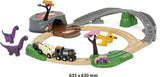 Set De Aventura De Dinosaurios De Brio World World, Ferrocarril 63609400